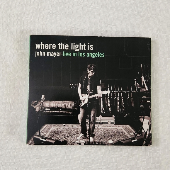 John Mayer Double CD Where the Light Is Live in Los Angeles Digipack Rare Rock - Picture 2 of 10